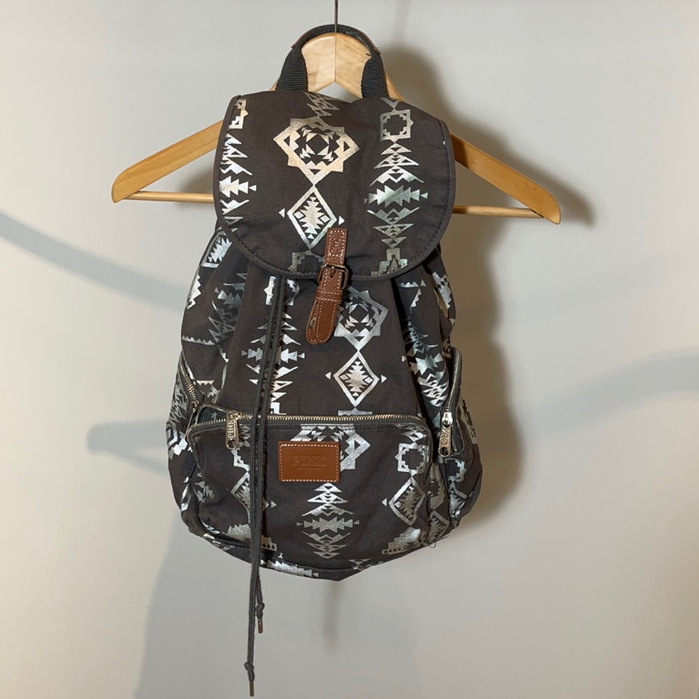 PINK Tribal/Aztec Print Backpack
